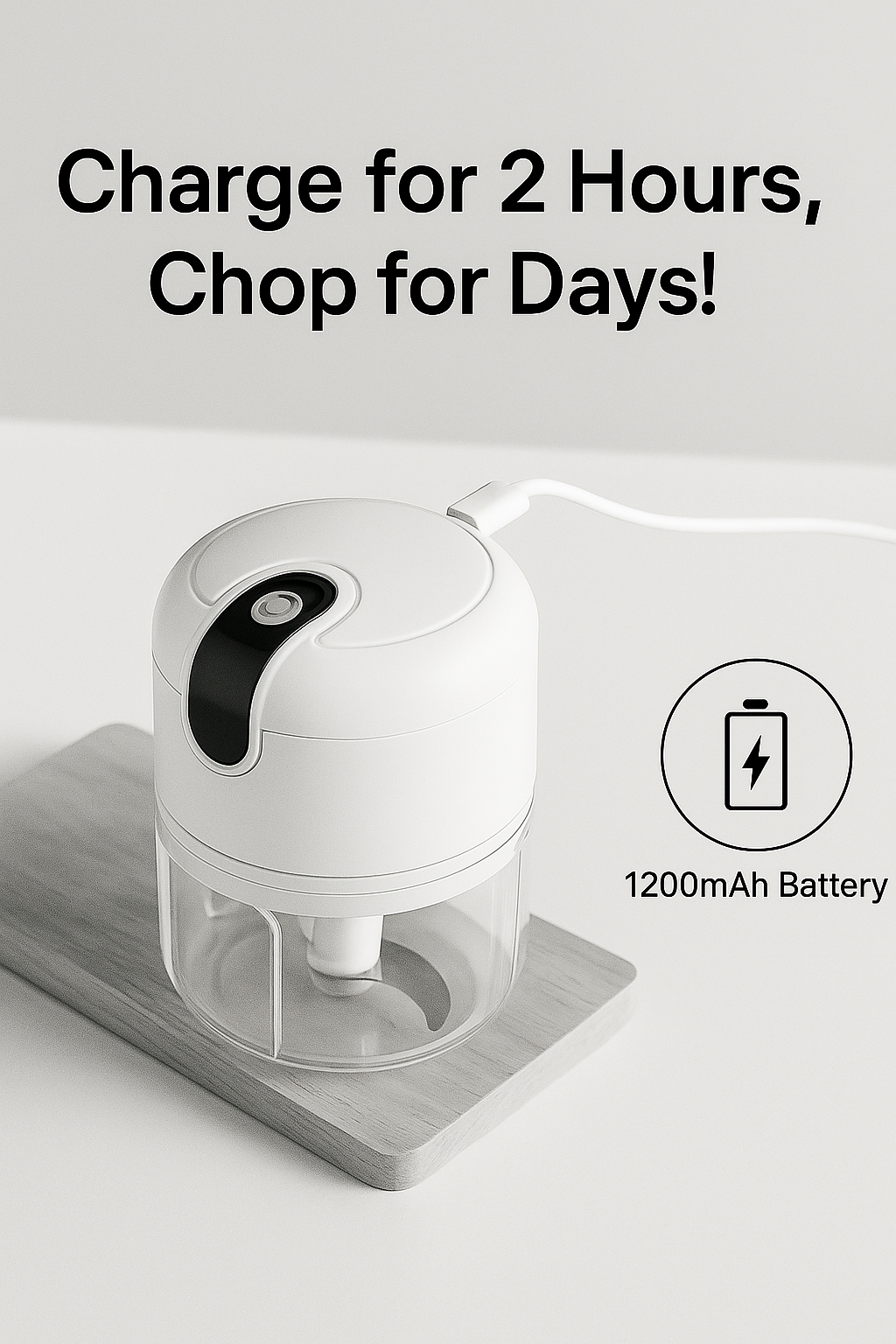 Chop Master Pro- Portable Mini Food Processor